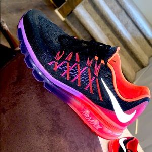 Nike Air Max neon pink and purple